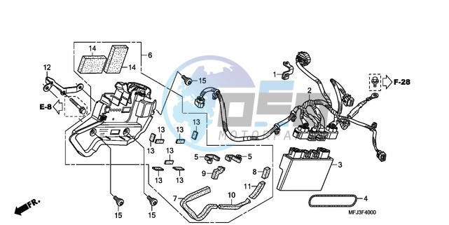 ABS CONTROL UNIT (CBR600RA)