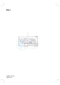 UH200G BURGMAN EU drawing GASKET SET