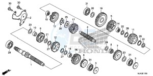 VT750C2SD UK - (E) drawing TRANSMISSION (VT750C/C2S/CA/CS)