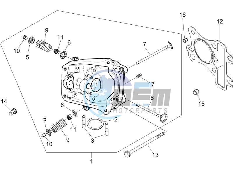 Cilinder head unit - Valve