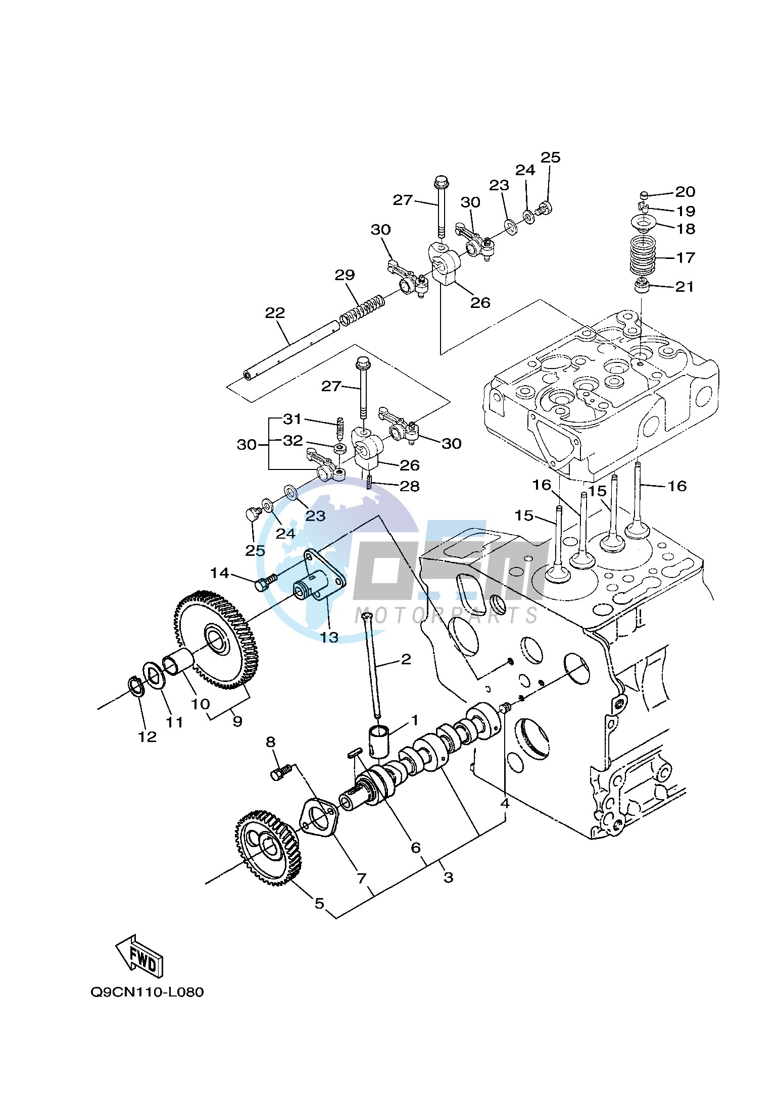 CAMSHAFT & IDLE GEAR