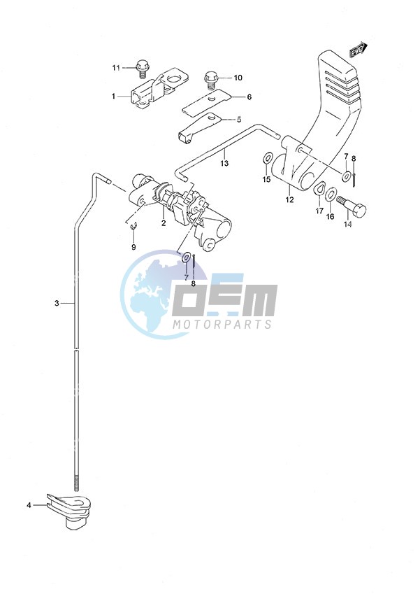 Clutch Shaft Non-Remote Control