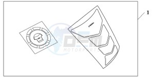 CBF1000A9 France - (F / ABS CMF) drawing TANKPAD / FUEL LID COVER