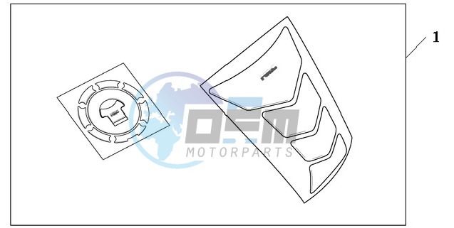 TANKPAD / FUEL LID COVER