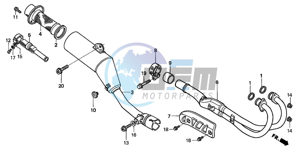 EXHAUST MUFFLER