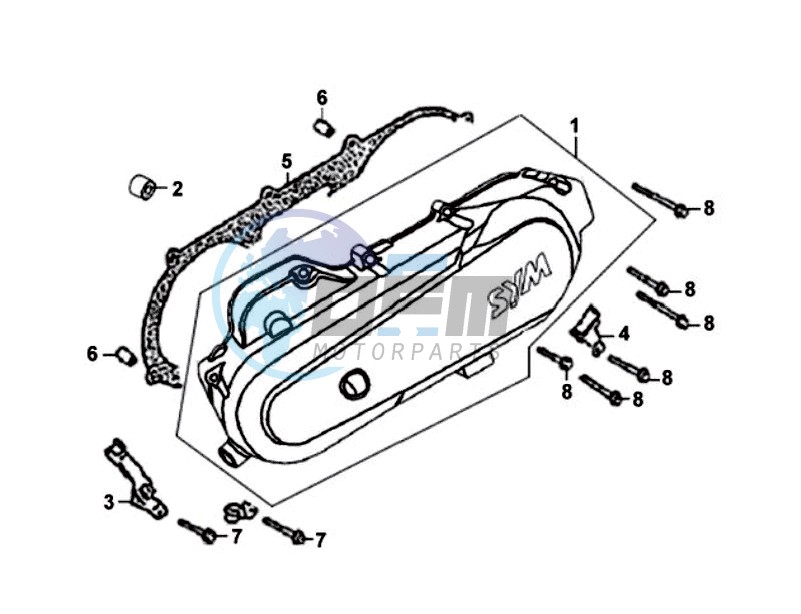 CRANKCASE LEFT