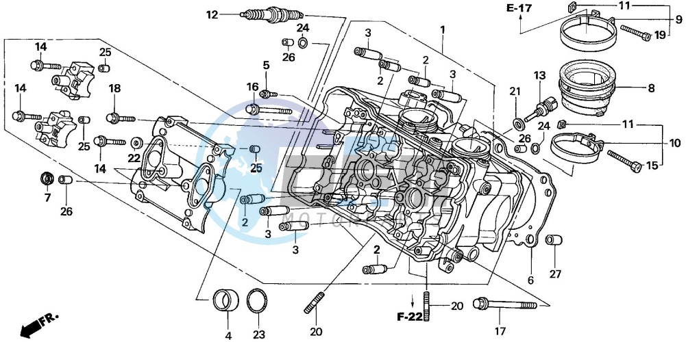 CYLINDER HEAD (FRONT)