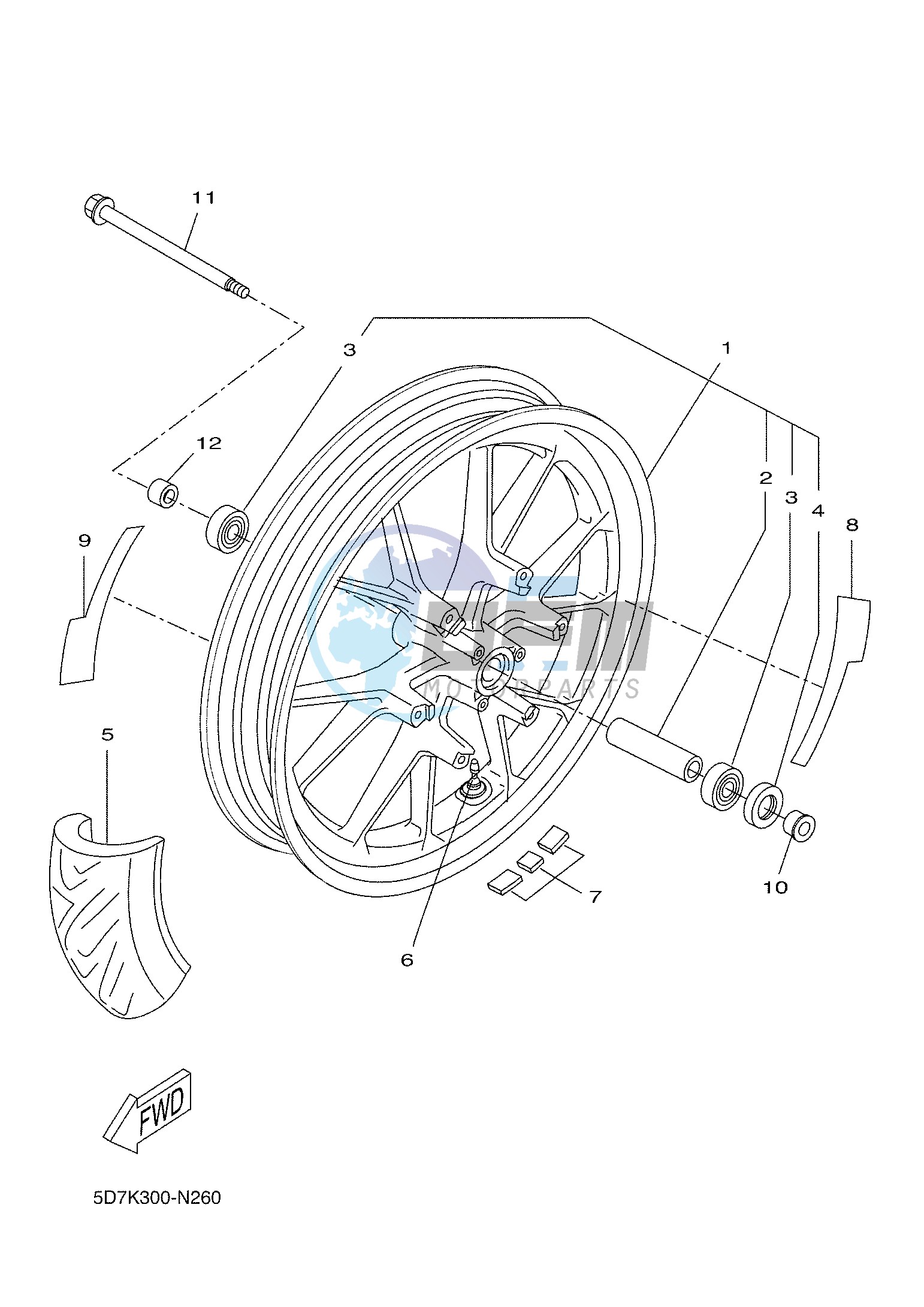 FRONT WHEEL