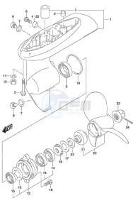 DF 6A drawing Gear Case