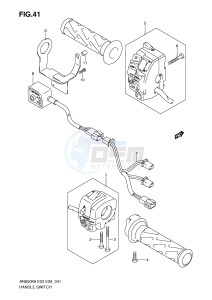 AN650 (E3-E28) Burgman drawing HANDLE SWITCH (AN650AK6 AK7 AK8 AK9 AL0)