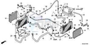 GL1800A Australia - (U) drawing RADIATOR