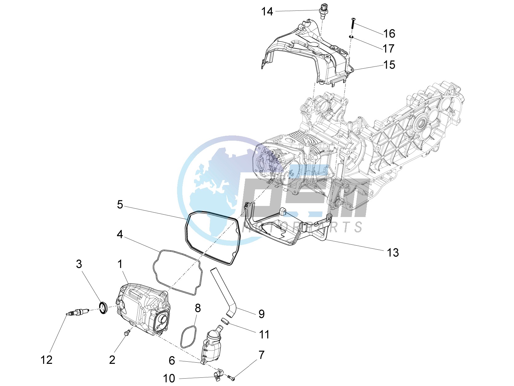 Cylinder head cover