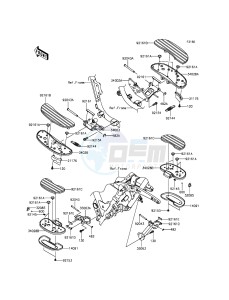 VULCAN_1700_VOYAGER_ABS VN1700BGF GB XX (EU ME A(FRICA) drawing Footrests