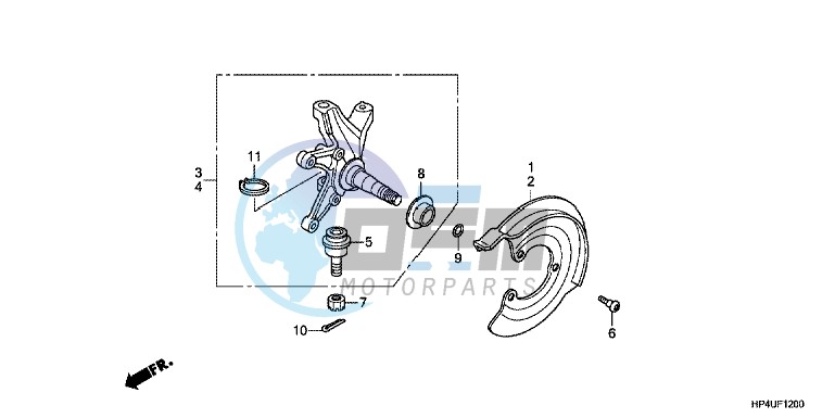 FRONT KNUCKLE (2WD)