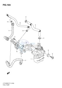 LT-F400 (P17) drawing FUEL PUMP (MODEL L0)