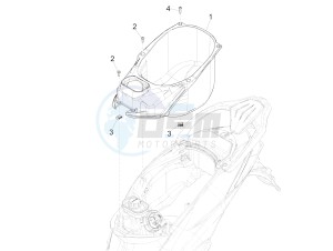 Liberty 150 iGet 4T 3V ie ABS (APAC) drawing Helmet huosing - Undersaddle