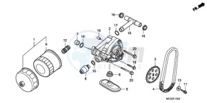 VT750C9 Australia - (U / MK) drawing OIL PUMP