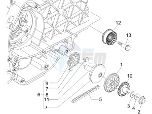 Runner 200 VXR 4t e3 (UK) UK drawing Driving pulley