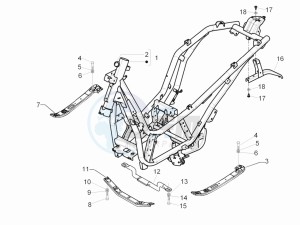 BV 350 4T 4V ie E3 ABS (USA) Usa drawing Frame/bodywork