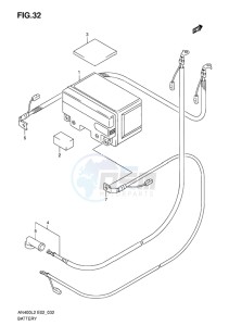 AN400 ABS BURGMAN EU drawing BATTERY