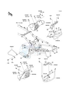 KSV 700 B [KFX700 V FORCE] (B1-B2) [KFX700 V FORCE] drawing FOOTRESTS