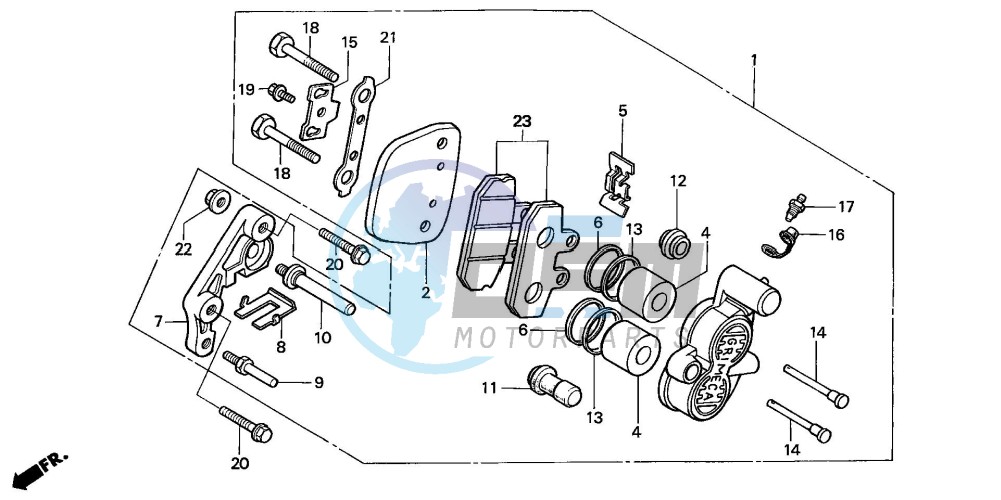 FRONT BRAKE CALIPER