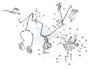 SHIVER 900 E4 ABS NAVI (APAC) drawing ABS Brake system