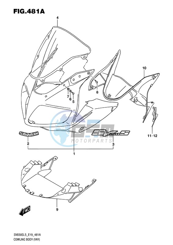 COWLING BODY (YAY)