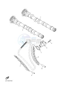 YZF-R1M 998 R4 (2KSE) drawing CAMSHAFT & CHAIN