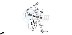 CBR900RR FIRE BLADE drawing STAND