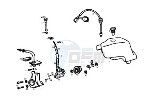 SENDA R DRD RACING LTD - 50 cc drawing OIL PUMP