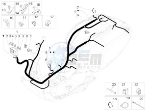 150 Sprint 4T 3V ie (APAC) (AU, CD, EX, JP, RI, TH, TN) drawing Main cable harness