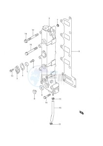 DF 60 drawing Exhaust Manifold