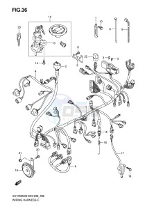 SV1000 (E3-E28) drawing WIRING HARNESS (SV1000S)