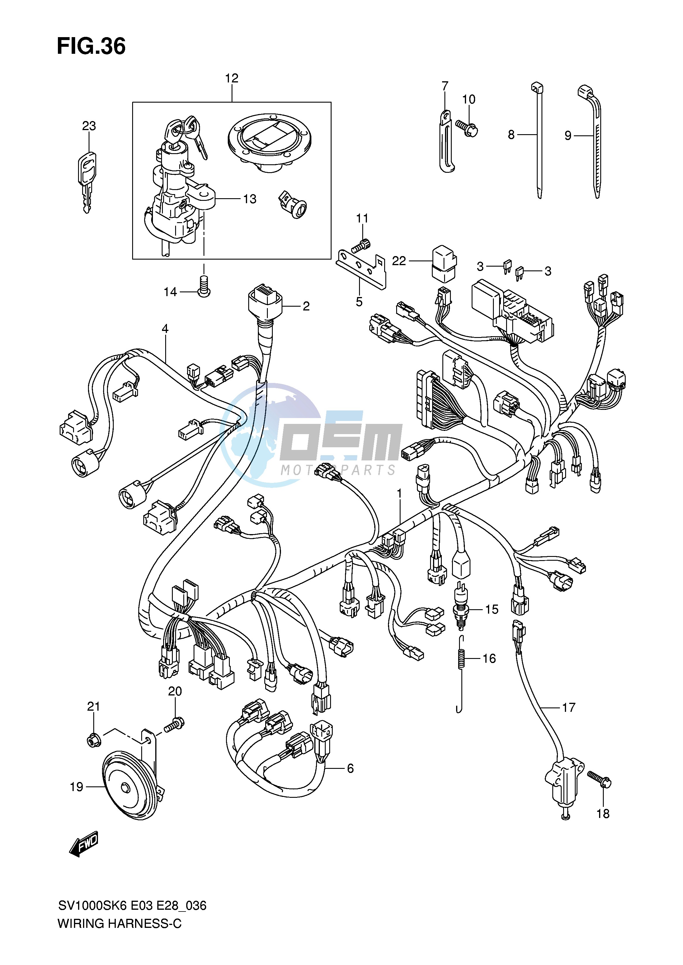 WIRING HARNESS (SV1000S)