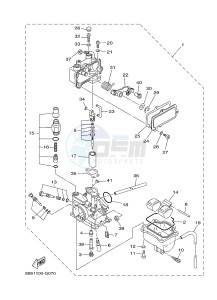 TT-R110E (5B6U 5B6V 5B6W 5B6W) drawing CARBURETOR