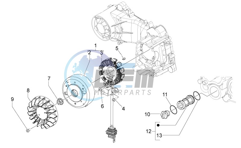 Cdi magneto assy