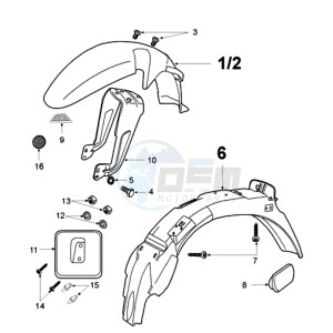 FOX GSXA EU drawing FENDERS