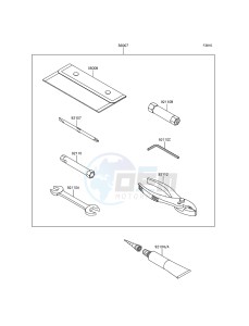 KLX125 KLX125CGF XX (EU ME A(FRICA) drawing Owner's Tools