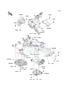 KSV 700 A [KFX 700] (A6F-A9F) A6F drawing GUARD-- S- -