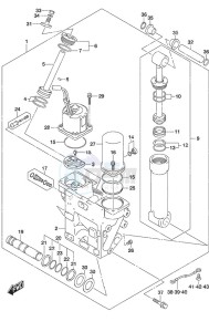 DF 225 drawing Trim Cylinder