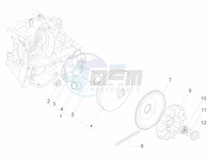 Liberty 50 4T Delivery 2012-14 drawing Driving pulley