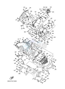 XT1200ZE SUPER TENERE ABS (2KB9 2KBA) drawing COWLING