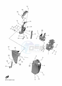 NIKEN GT MXT890D (BFD1) drawing COWLING 3