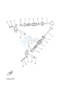 YP250R X-MAX 250 (2DL4 2DL4 2DL4) drawing VALVE