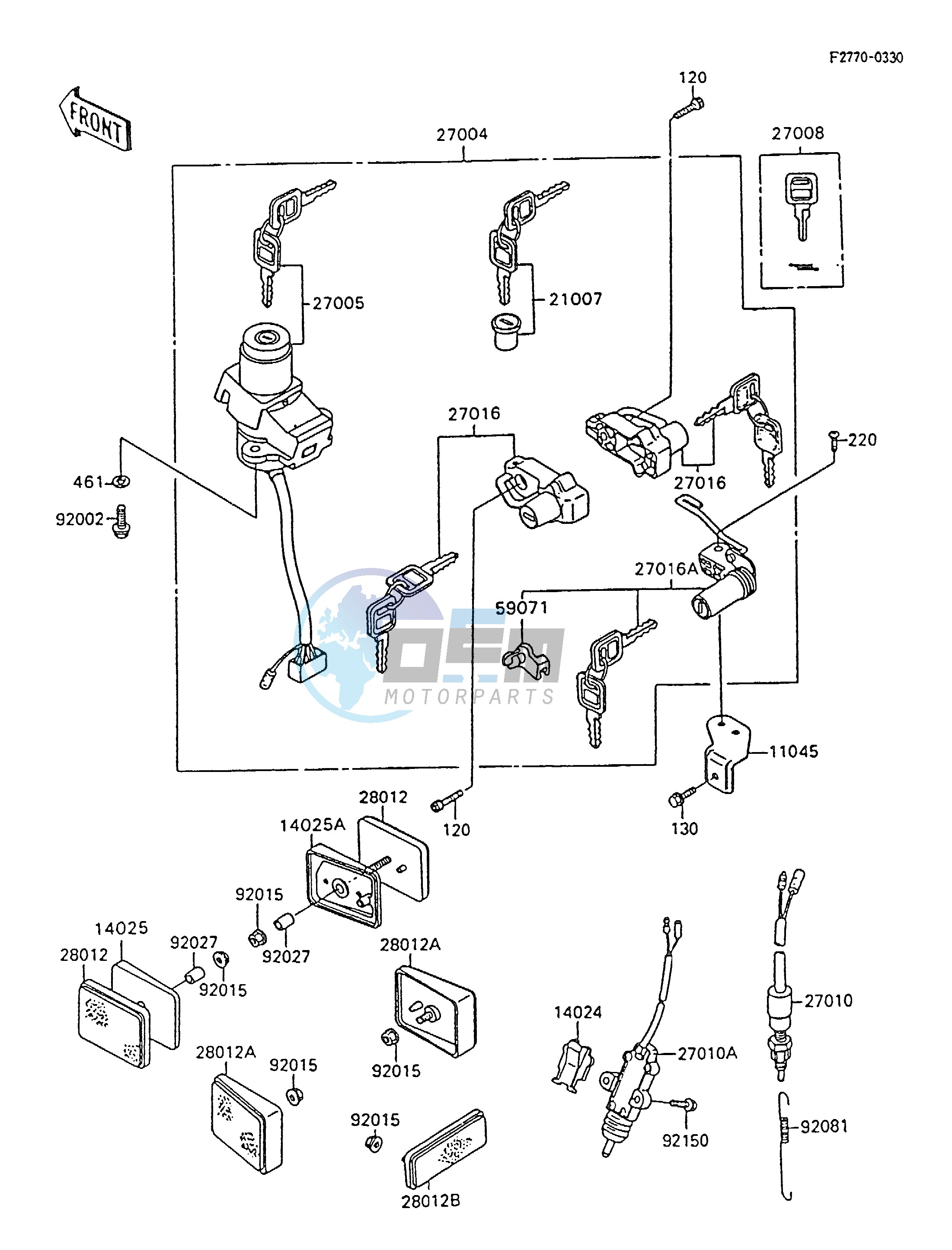 IGNITION SWITCH_LOCKS_REFLECTORS