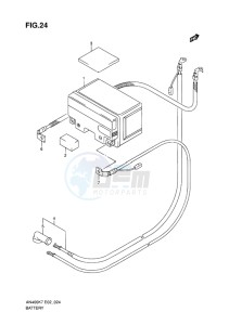 AN400 ABS BURGMAN EU-UK drawing BATTERY