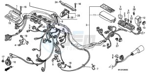 CBR600RRA Europe Direct - (ED) drawing WIRE HARNESS