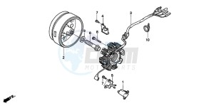 XR250R drawing GENERATOR