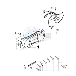 FIGHT LND FR drawing CRANKCASE COVER